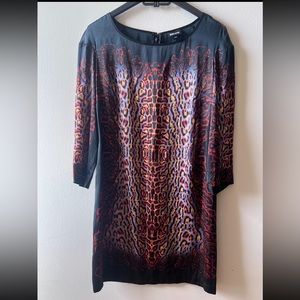 Roberto Cavalli Just Cavalli 100% Silk Mini Dress